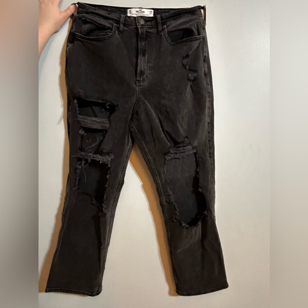 Black Hollister mom jeans